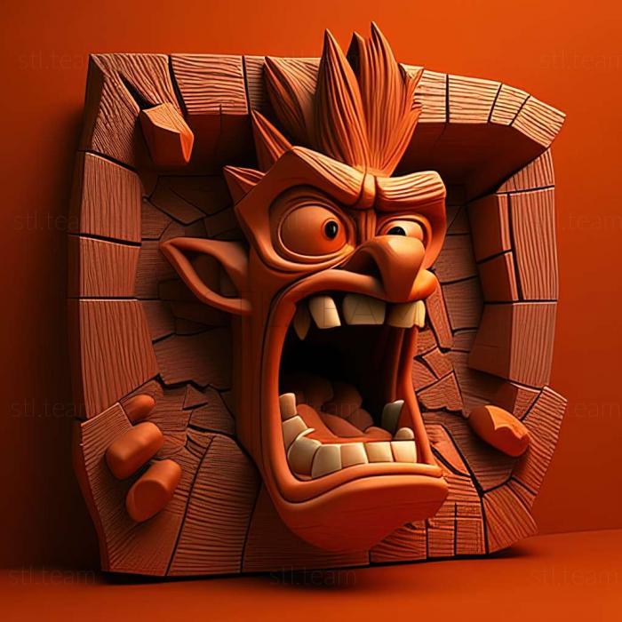 3D model Crash Bandicoot (STL)